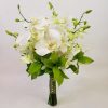 Buquê de Noiva com Orquídeas Brancas M